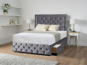 divan bed and headboard