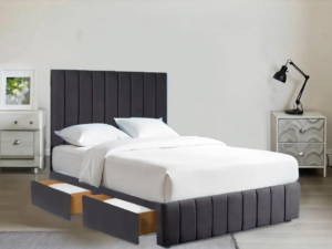 Dark Grey Divan Bed