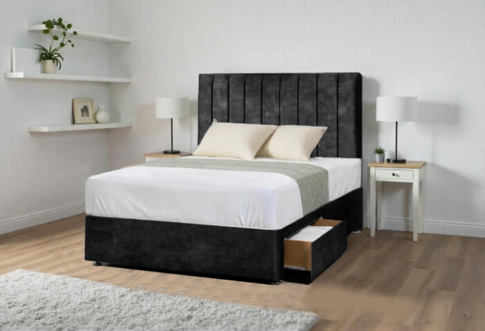 Black Rio Divan Bed