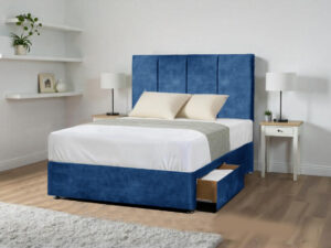 Blue Victoria Divan Bed